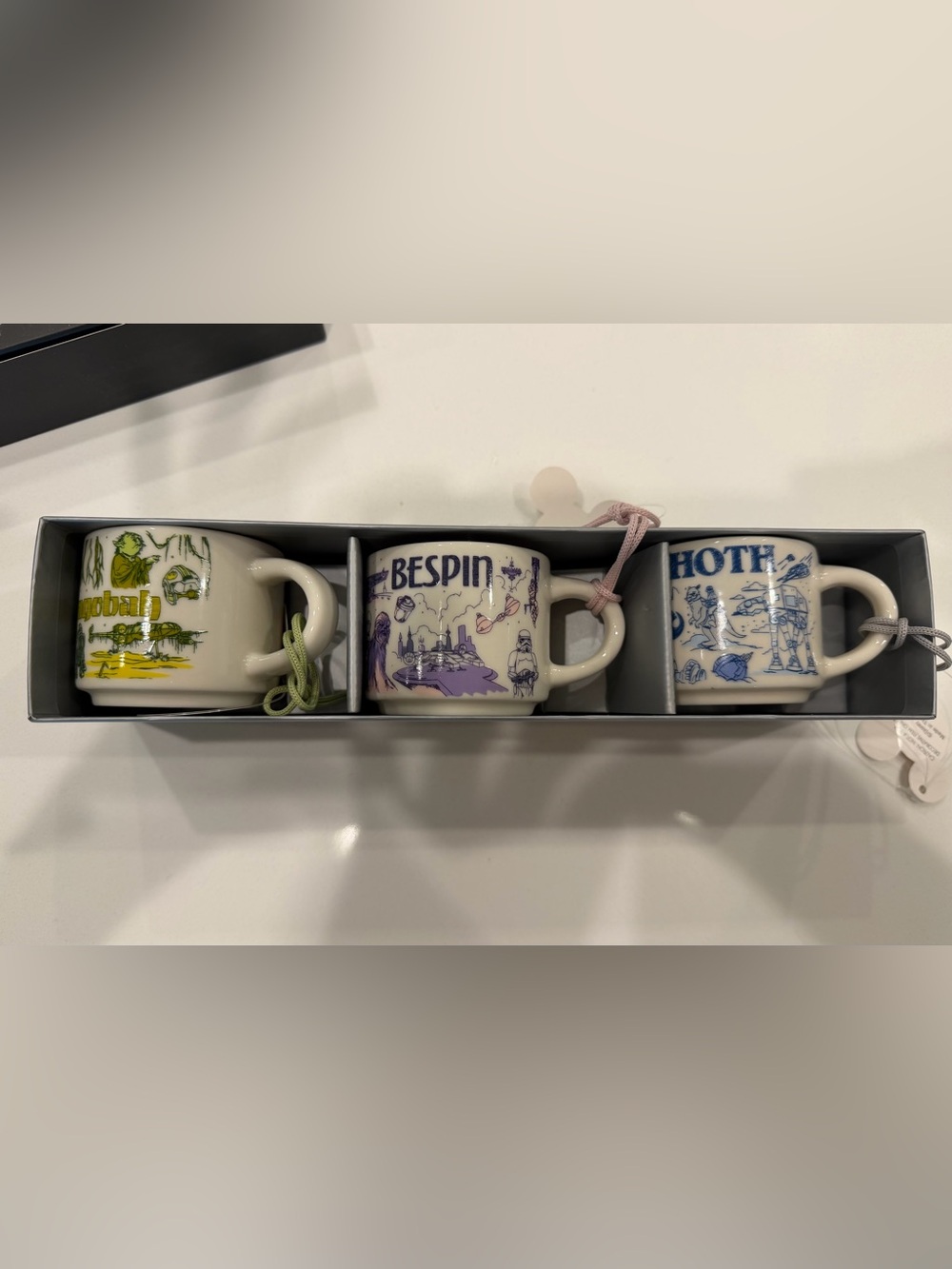 Been There Series Star Wars Espresso Ornament Set (Dagobah, Bespin, Hoth) NIB